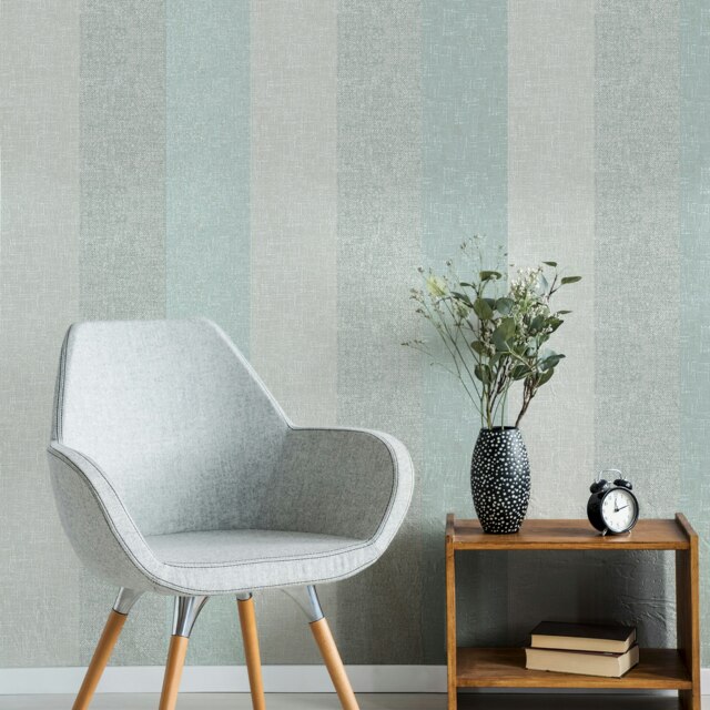 Superfresco Superfresco Colours Meadow Stripe Blue / Neutral Cream Blue 10m Length x 52cm Width