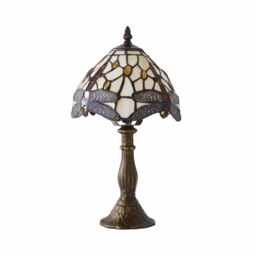 ValueLights Tiffany Multicolour Table Lamp Multi