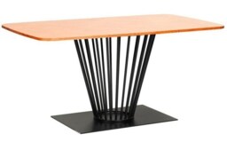 Mmilo Paris Dining Table - L160 x W90 x H75 cm - Oak Veneer Brown