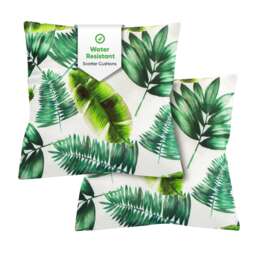 Gardenwize Botanical Green Palm Scatter Cushions Outdoor (Pair)