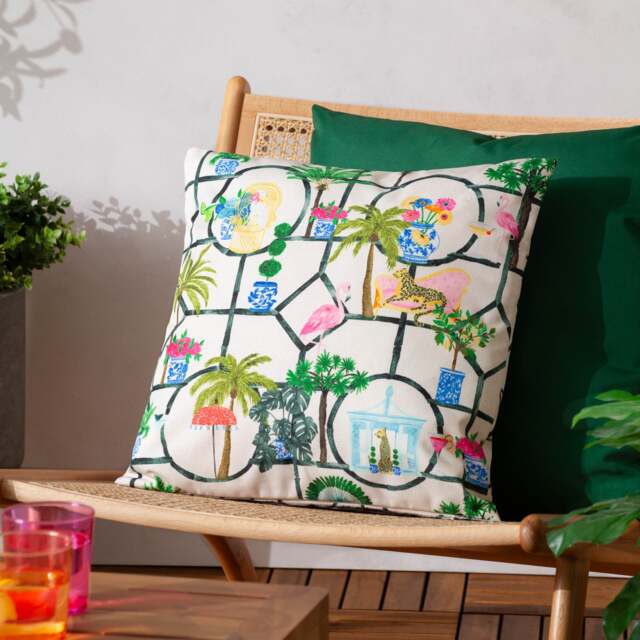 Furn Palm Royale Club Printed Outdoor Cushion