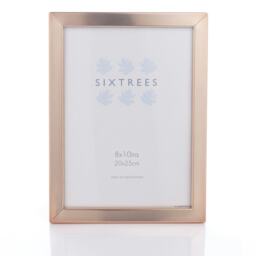 "Sixtrees Square Edge 8x10"" Photo Picture Frame Copper One Size"