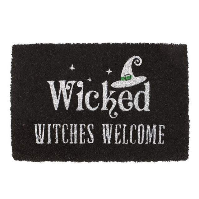 Something Different Wicked Witches Welcome Door Mat Black Black One Size 1