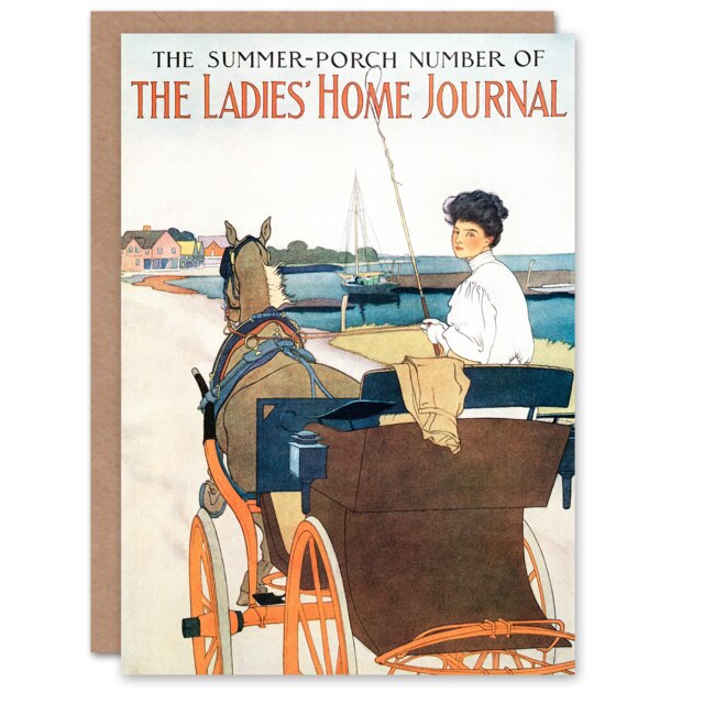 Edward Penfield Art Card Ladies Home Journal Vintage Magazine Cover
