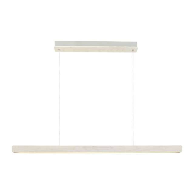 Nordlux Ilgas Indoor Pendant Light White Wood Intergrated LED 30,000hrs - Mains Powered, IP20