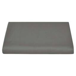 Belledorm Sateen Flat Sheet - Platinum Grey - Emperor