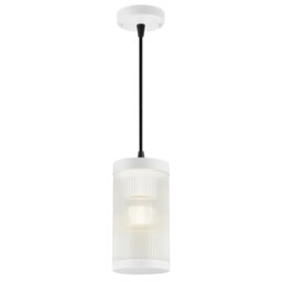 Nordlux Coupar Outdoor Pendant Light White Plastic E27 Weatherproof - Mains Powered, IP33 White