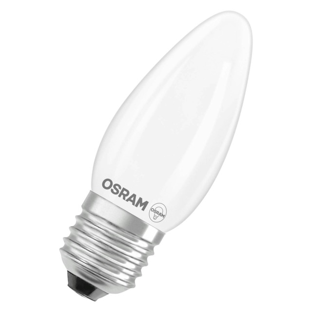 Osram LED Lamp Star Light Bulb Candle Shape B25 Filament E27 Frosted 6 Pack