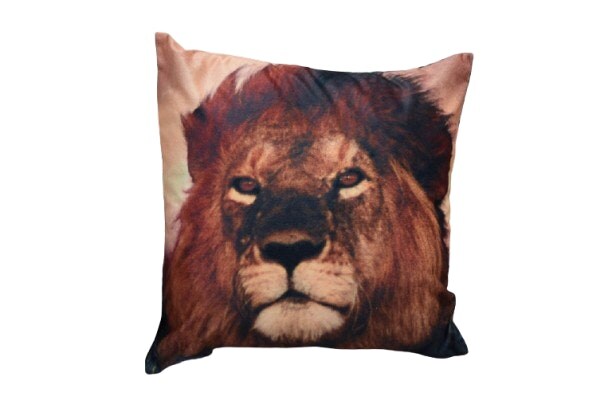 Aslan Lion Cushion Cover with Cusion Pads (43X43 cm) Multi Multi 43 x 43 cm 1