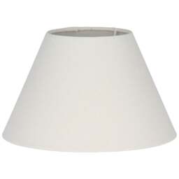 40cm Cream Slubby Cotton Empire Cylinder Table Lampshade Floor Lamp Shade