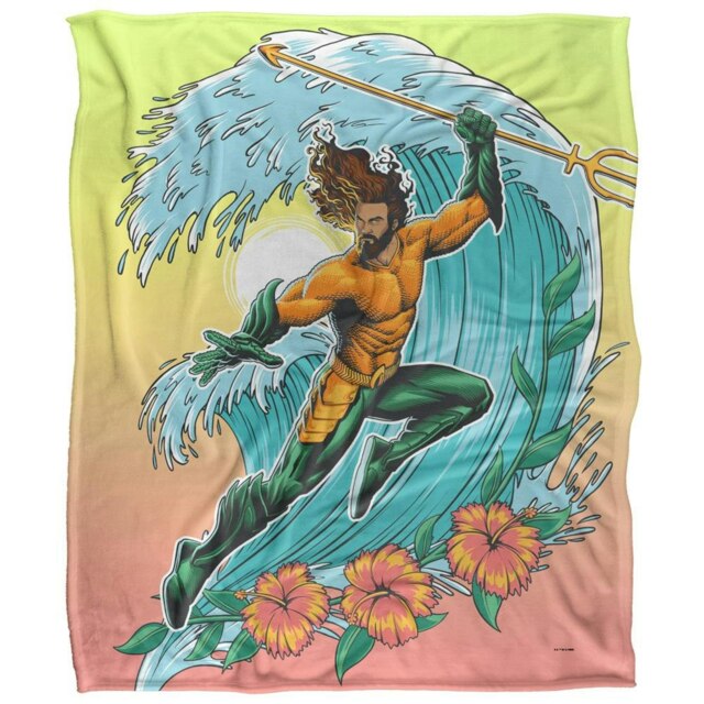 Aquaman Surf Blanket - Multicoloured - One Size