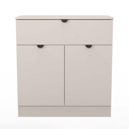 Norway 1 Drawer 2 Door Sideboard in Kashmir (Ready Assembled) Cream Kashmir