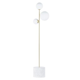 BHS Terrazzo Forella Floor Lamp Gold Satin Brass 1