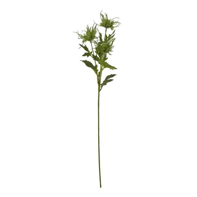 Hill Interiors Sea Holly Spray Artificial Flower - Green - One Size