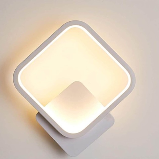 LED Wall Lamp White Aluminium