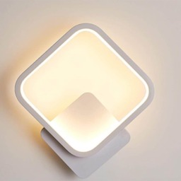 LED Wall Lamp White Aluminium
