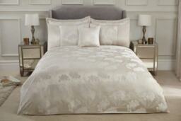 English Garden Duvet Set Single Bed Cream