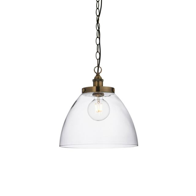 Hansen Grand Dome Ceiling Pendant Antique Brass