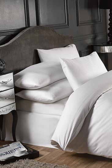 Grosvenor White 1000TC Housewife Pillowcase Pair White
