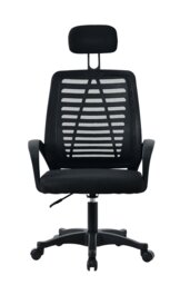MOF Mesh Ergonomic Office Chair Adjustable Headrest DC156 Black