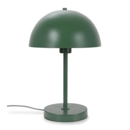 ValueLights Stassi Green Mushroom Dome Metal Table Lamp Green