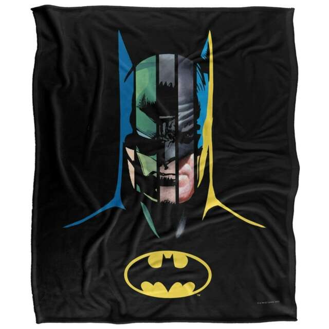 Batman Character Slices Blanket - Multicoloured - One Size