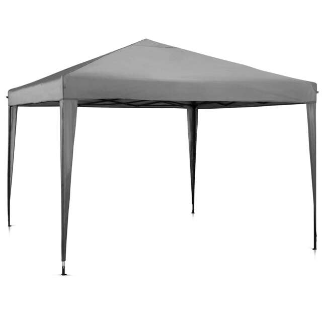 Vonhaus Pop Up Gazebo 3m x 3m Grey