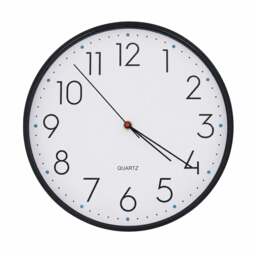 Harbour Housewares Wall Clock - 30cm - Black