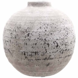 Tiber Large Vase - Ceramic - L36 x W36 x H36 cm - Stone Grey