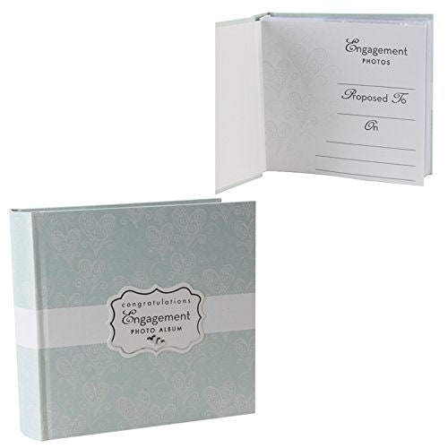 "Love & Cherish Pearlised Paperwrap Album 4"" x 6"" Engagement"