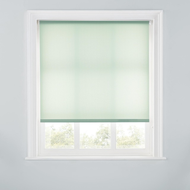 A.Unique Home Premium Trimmable Daylight Roller Window Blind - Light Filtering Fabric - 5FT - SAGE - 150CM (W) x 170CM (L)