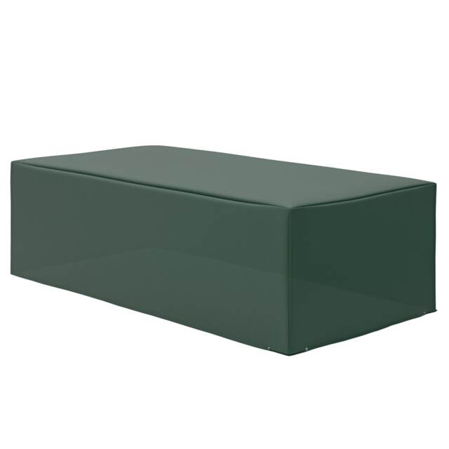 Outsunny 205x192cm Outdoor Garden Furniture Protective Cover Water UV Resistant Green Green 255cmx142cmx86cm