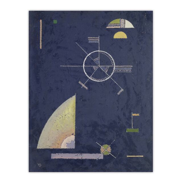 "Dull Gray Abstract Painting Kandinsky Huge Wall Art Poster Print 24X32"""