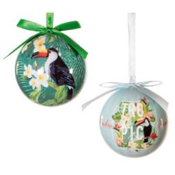 Premier Christmas Tree Baubles Set of 7 Toucans