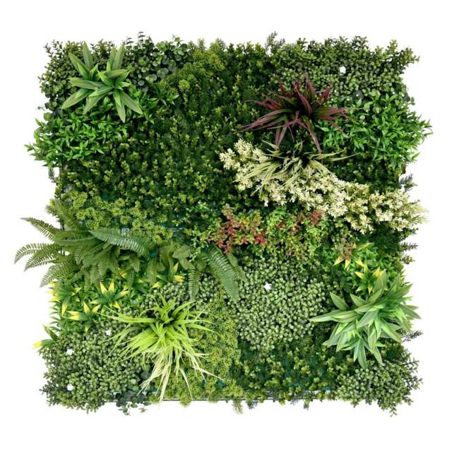 True Products Premium Artificial Living Wall Green Plant Panel 1m x 1m - Gala A