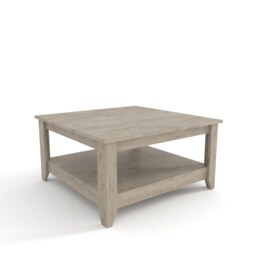 Decorotika Lea 90 cm Square Coffee Table Multi Black Marble Effect 1