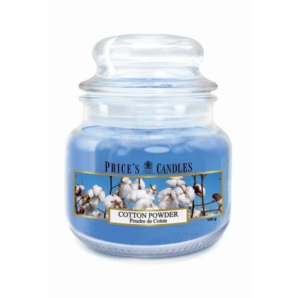 Cotton Powder Small Jar Candle