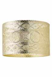 ValueLights Casablanca Gold Easy Fit Metal Shade and Bulb
