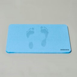 Diatomite Stone Bath Mat - Blue