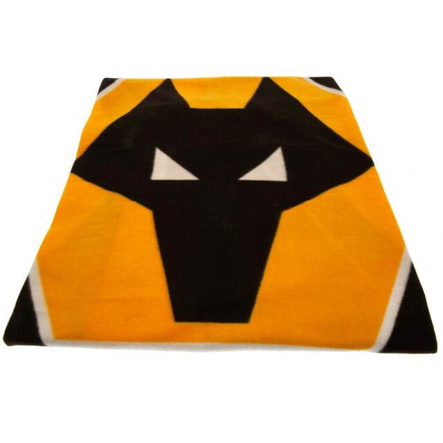 Wolverhampton Wanderers FC Blanket - Black/Yellow/White - One Size