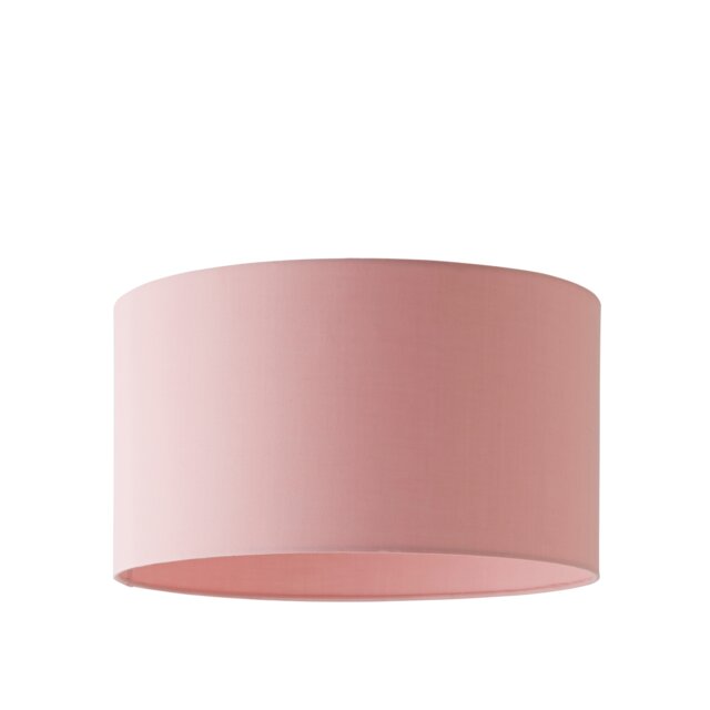 ValueLights Reni Large Pink Fabric Pendant Shade Pink