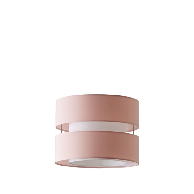 ValueLights Sophia Small Blush 2 Tier Ceiling Shade Pink