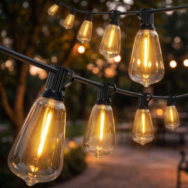 HOMCOM 50 LED Curtain Lights, IP44 Waterproof Fairy Curtain Lights, Warm White White Warm White 1800L x 3.8W x 9H cm