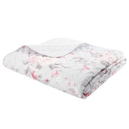 Catherine Lansfield Canterbury Bedspread Grey Grey