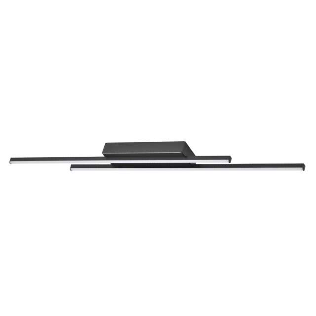 Designer Brushed Black Metal Kitchen LED 89cm Ceiling Light Fitting