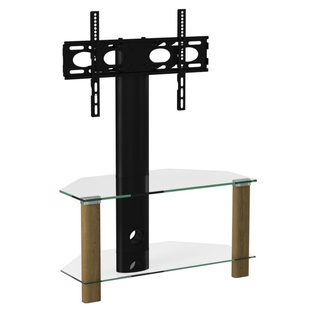 Century cantilever TV-Stand in light oak Brown Light Oak One Size 53