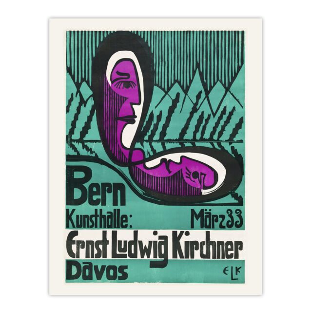 Retrospective Exhibition Poster Kirchner Huge Wall Art Poster Print