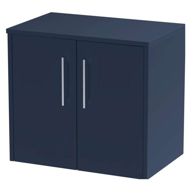Balterley Winshill Contemporary 2 Door Wall Hung Vanity Unit with Worktop, 600mm