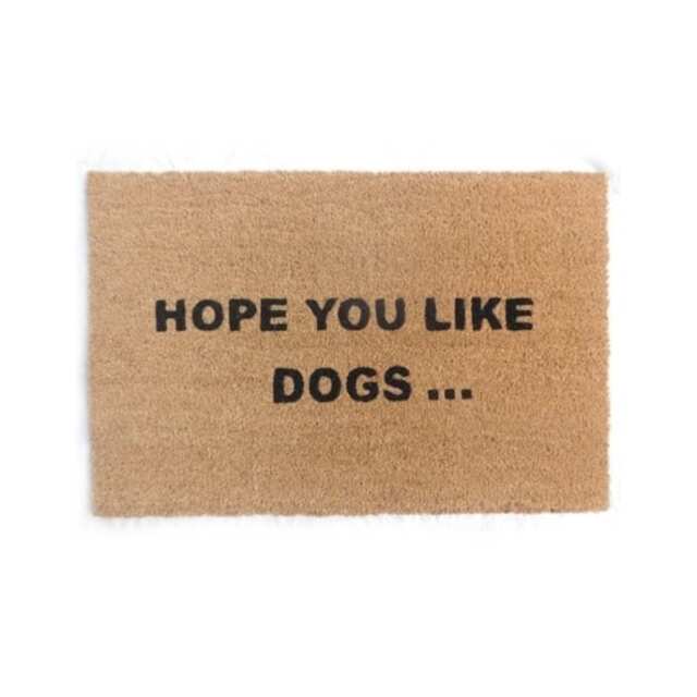 Gifts Direct 2 U Coir Door Mat - 40 x 60cm -Hope You Like Dogs