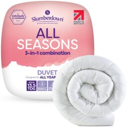 Slumberdown All Seasons Combi Duvet, 13.5 Tog, King White